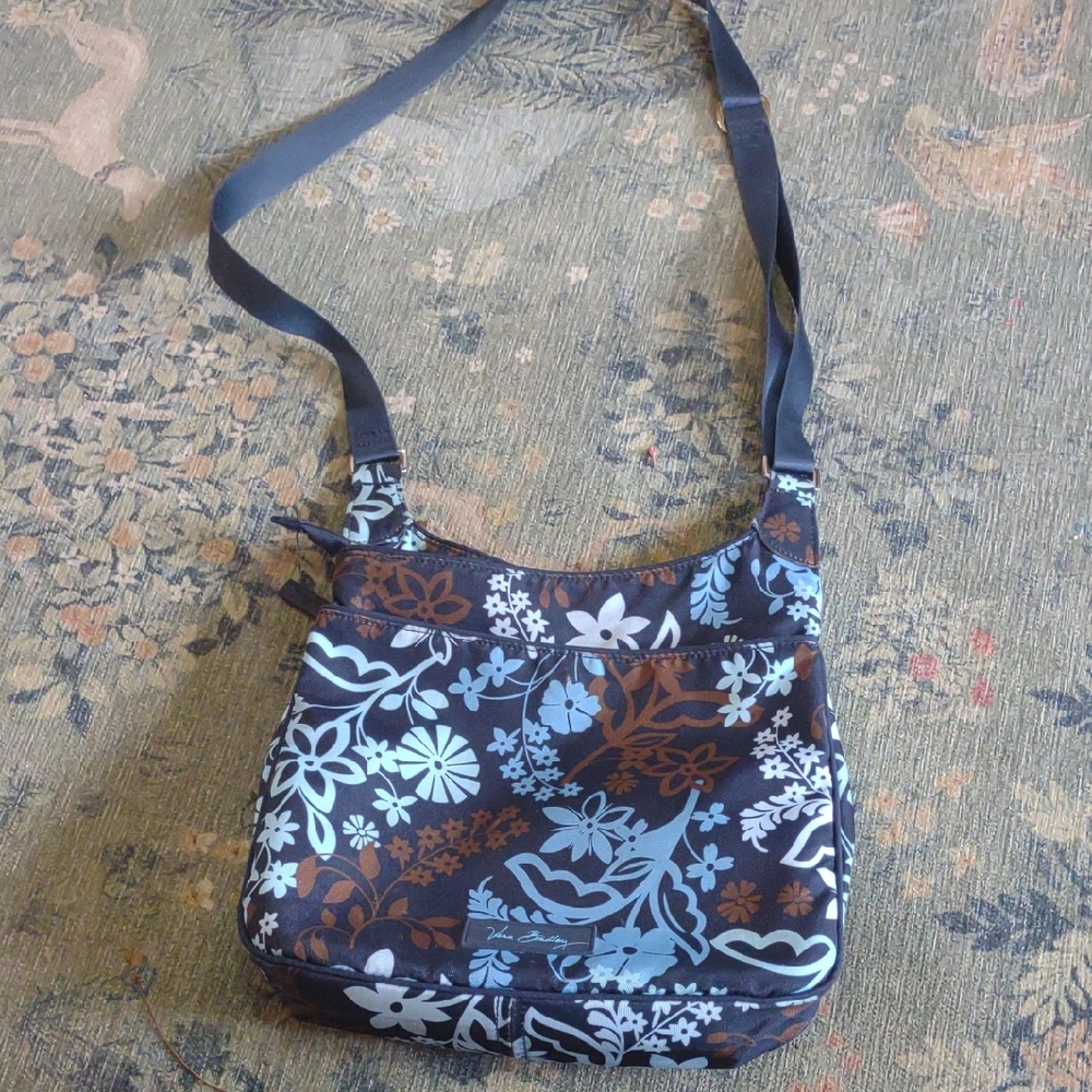 Vera Bradley Floral Pattern Messenger Bag